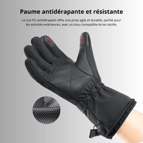 Gants Chauffants Électriques
- Imperméable & Tactiles